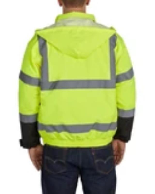 Where to find SAFETY JACKET X-LARGE BOMBER HI-VIS in Maine
