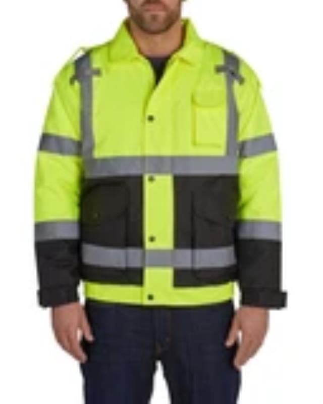 Rental store for SAFETY JACKET X-LARGE BOMBER HI-VIS in Maine 